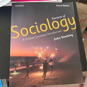 Elements of Sociology A Critical Canadian Introduction John Steckley 4th edition